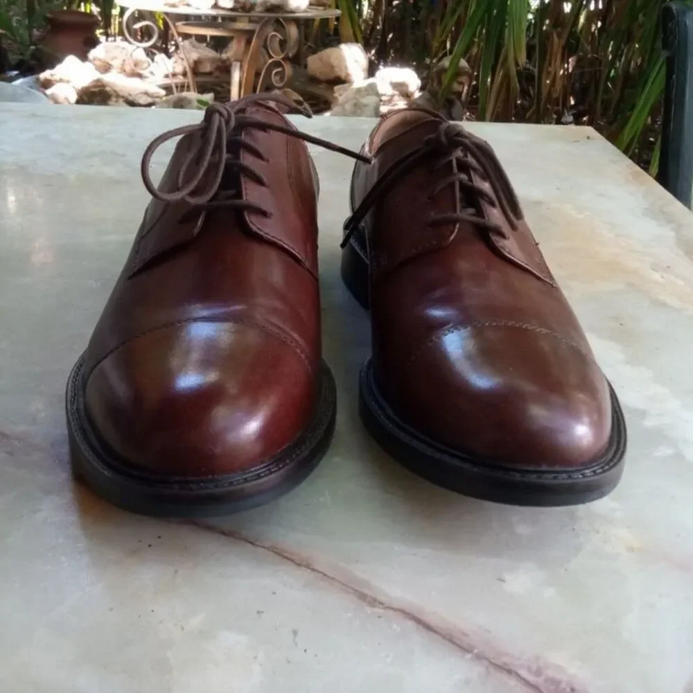 Johnston & Murphy Tabor Calfskin Oxfords Men's size 10M